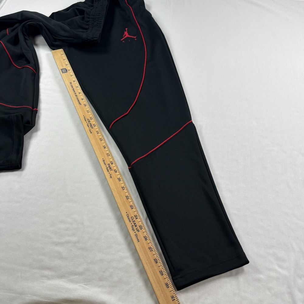 Air Jordan Jogger Sweatpants Mens XL Black Big Logo Jumpman Lounge Athleisure - Picture 8 of 11